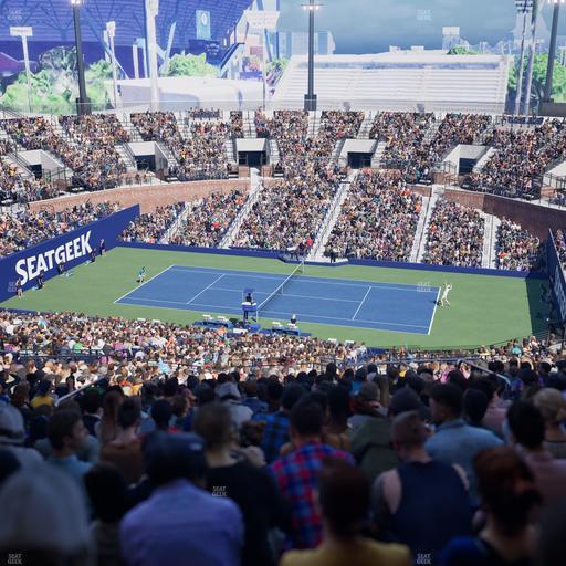 Grandstand at the Billie Jean King Tennis Center - Section 107 Seat View