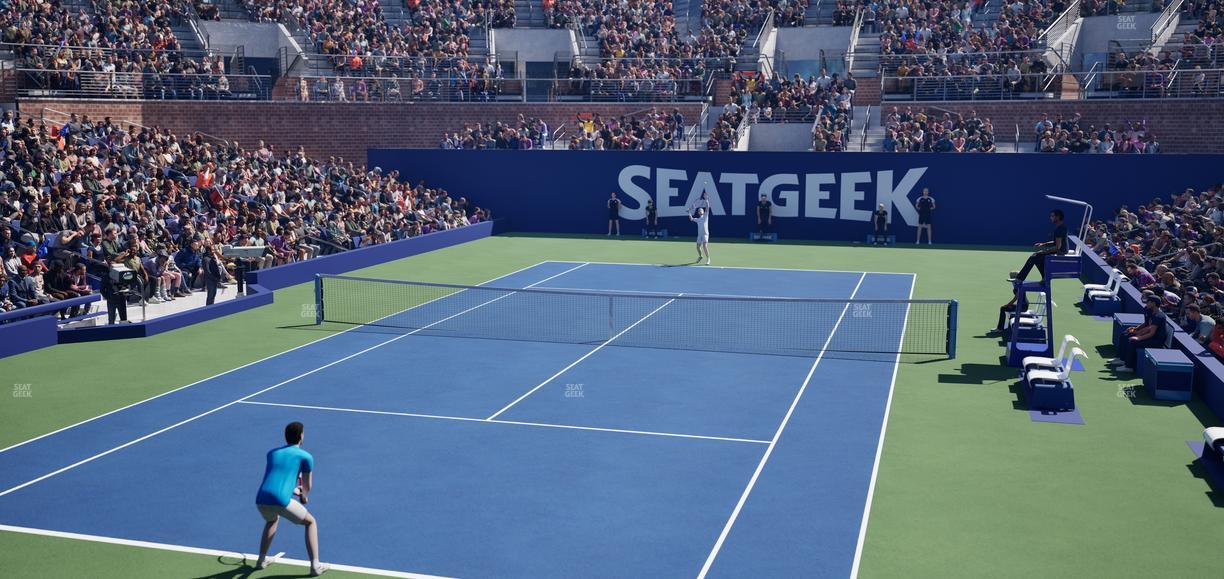 Grandstand at the Billie Jean King Tennis Center - Section 11 Seat View