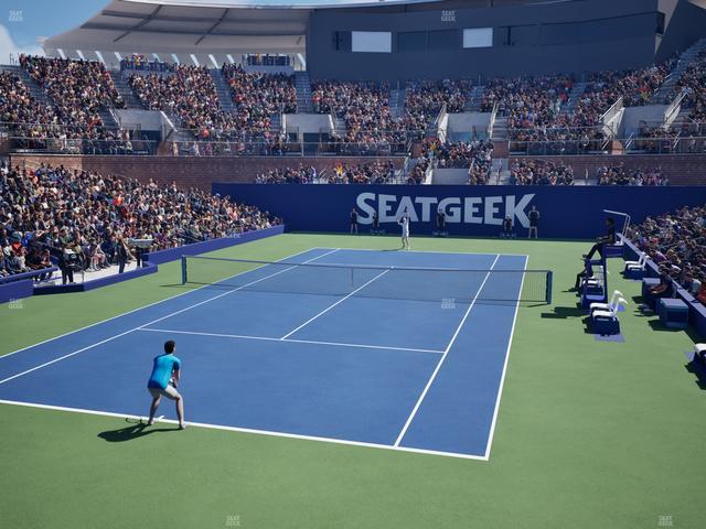 Grandstand at the Billie Jean King Tennis Center - Section 11 Seat View Grandstand at the Billie Jean King Tennis Center - Section 11 Seat View