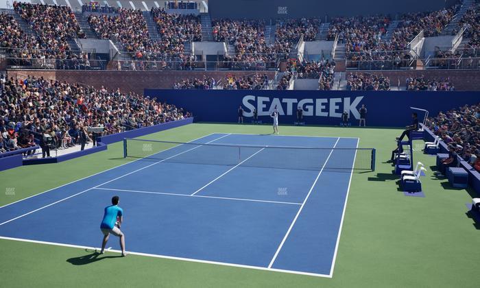 Grandstand at the Billie Jean King Tennis Center - Section 11 Seat View