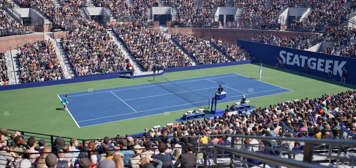 Grandstand at the Billie Jean King Tennis Center - Section 111 Seat View