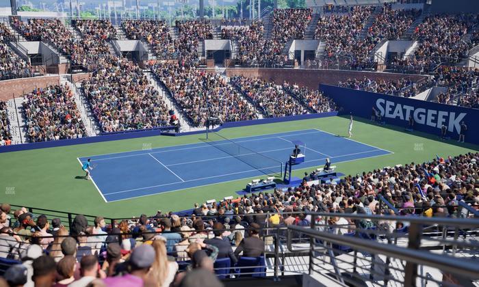 Grandstand at the Billie Jean King Tennis Center - Section 111 Seat View