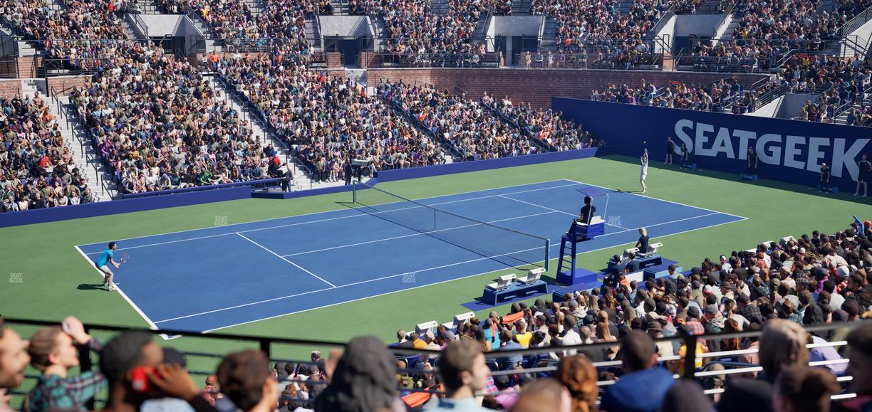 Grandstand at the Billie Jean King Tennis Center - Section 112 Seat View