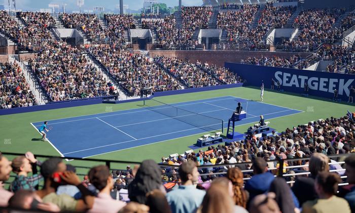 Grandstand at the Billie Jean King Tennis Center - Section 112 Seat View