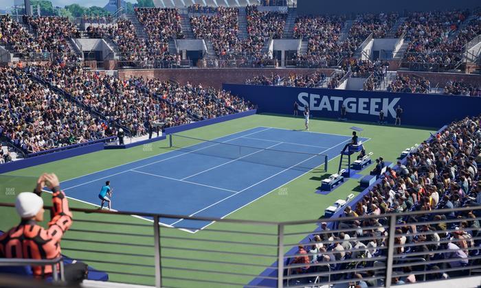 Grandstand at the Billie Jean King Tennis Center - Section 113 Seat View