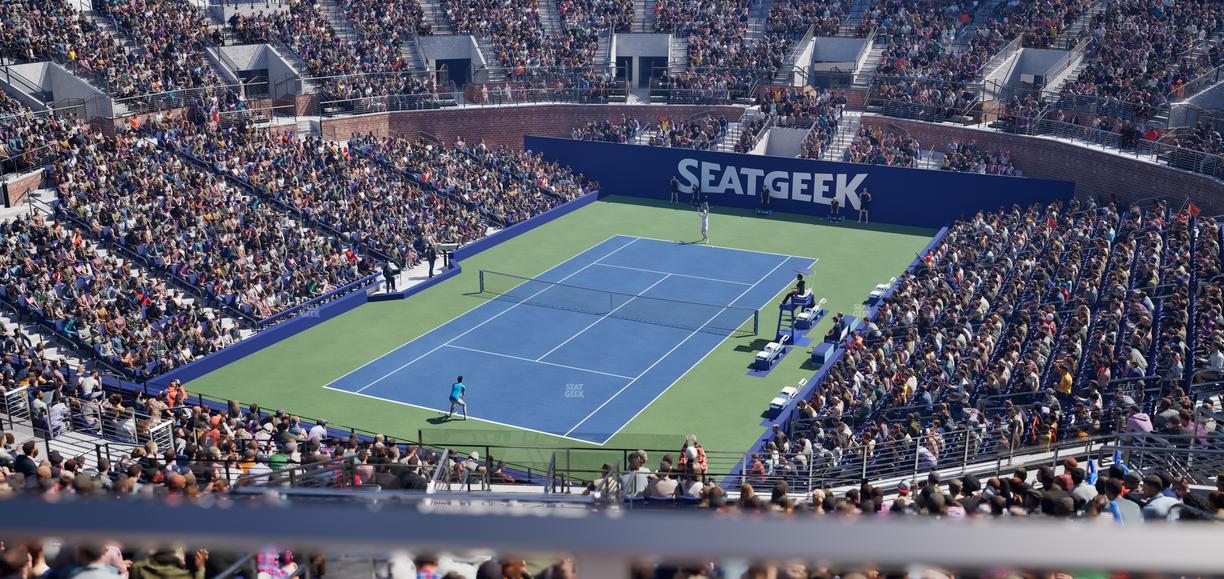 Grandstand at the Billie Jean King Tennis Center - Section 114 A Seat View