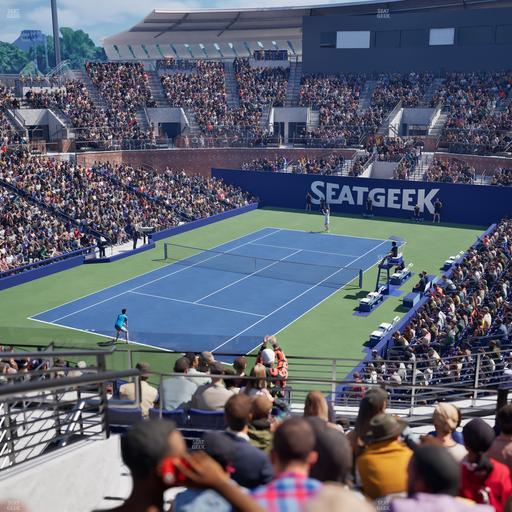 Grandstand at the Billie Jean King Tennis Center - Section 114 Seat View