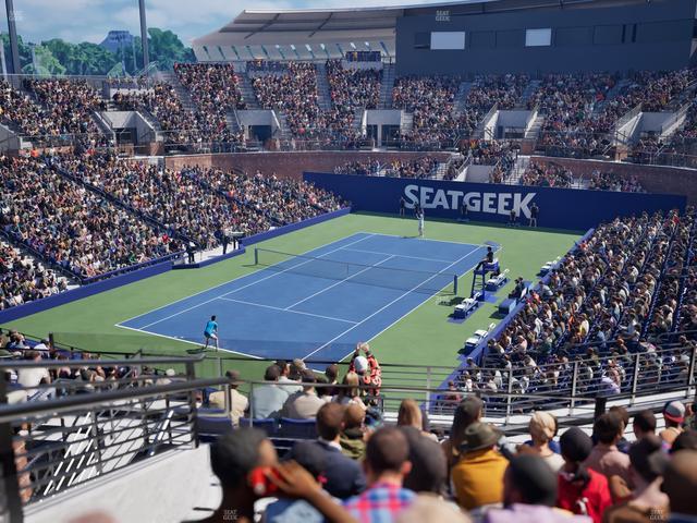 Grandstand at the Billie Jean King Tennis Center - Section 114 Seat View Grandstand at the Billie Jean King Tennis Center - Section 114 Seat View