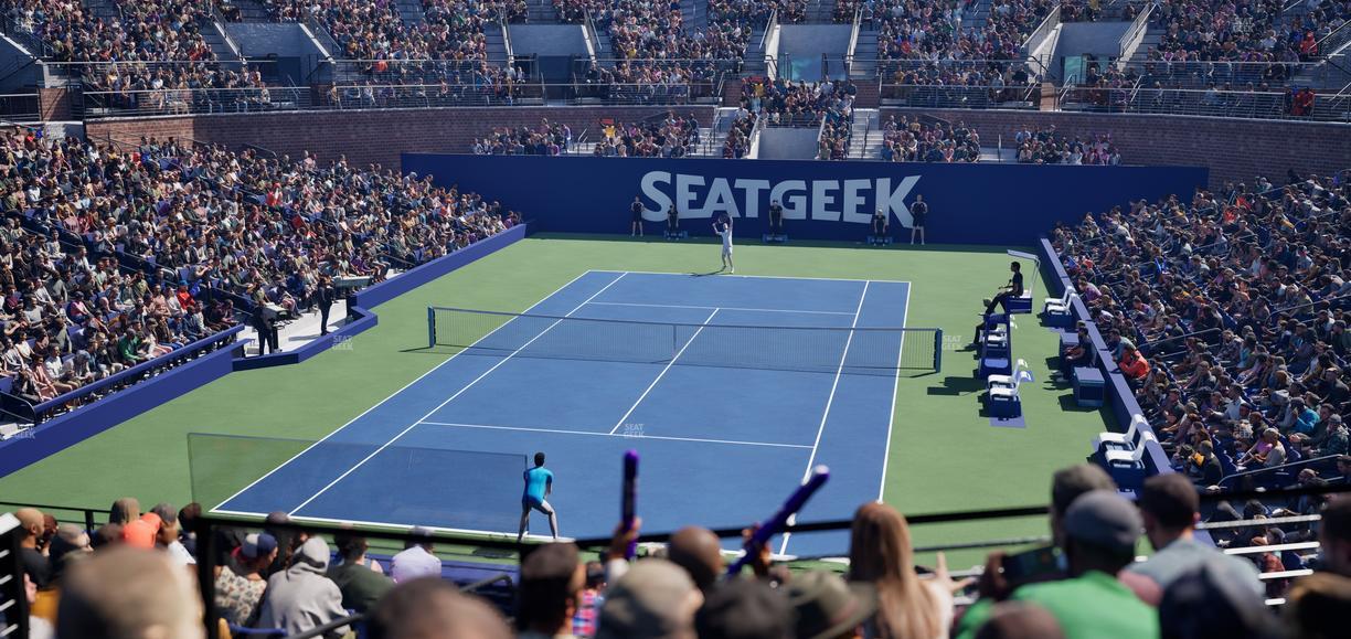Grandstand at the Billie Jean King Tennis Center - Section 115 Seat View