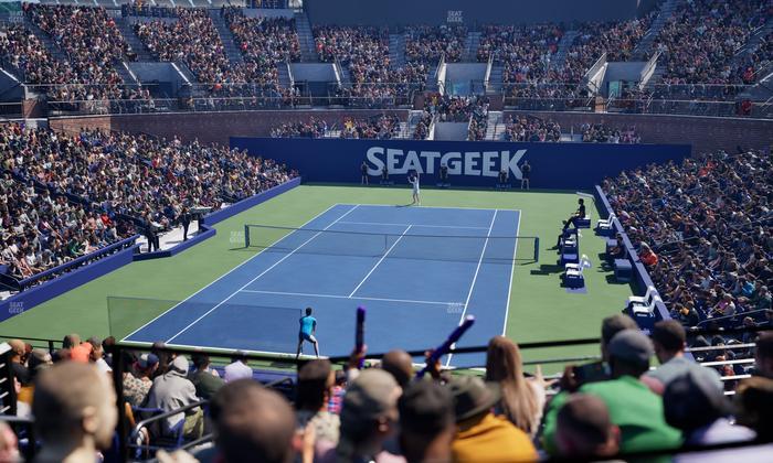 Grandstand at the Billie Jean King Tennis Center - Section 115 Seat View