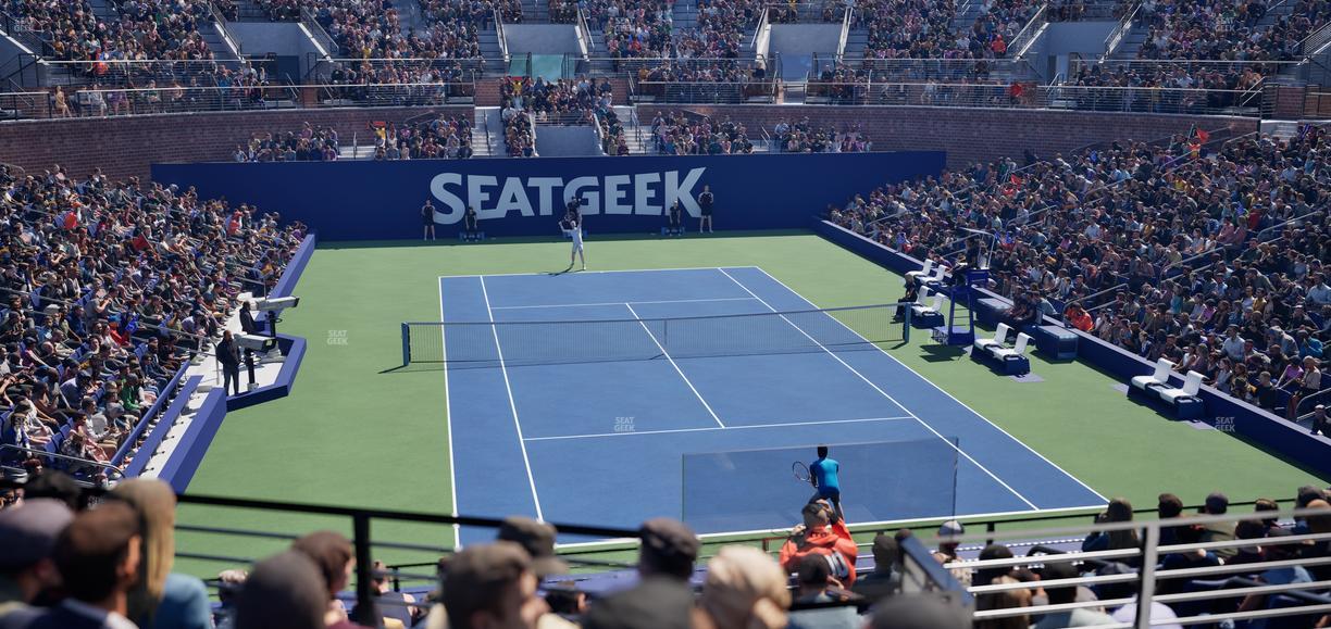 Grandstand at the Billie Jean King Tennis Center - Section 117 Seat View