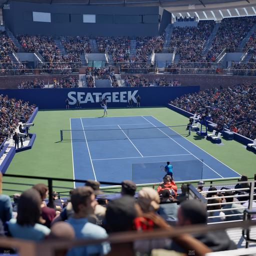 Grandstand at the Billie Jean King Tennis Center - Section 117 Seat View