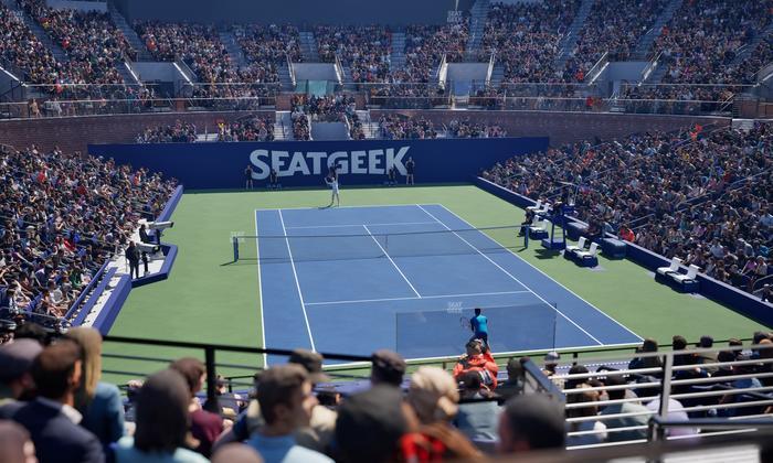 Grandstand at the Billie Jean King Tennis Center - Section 117 Seat View