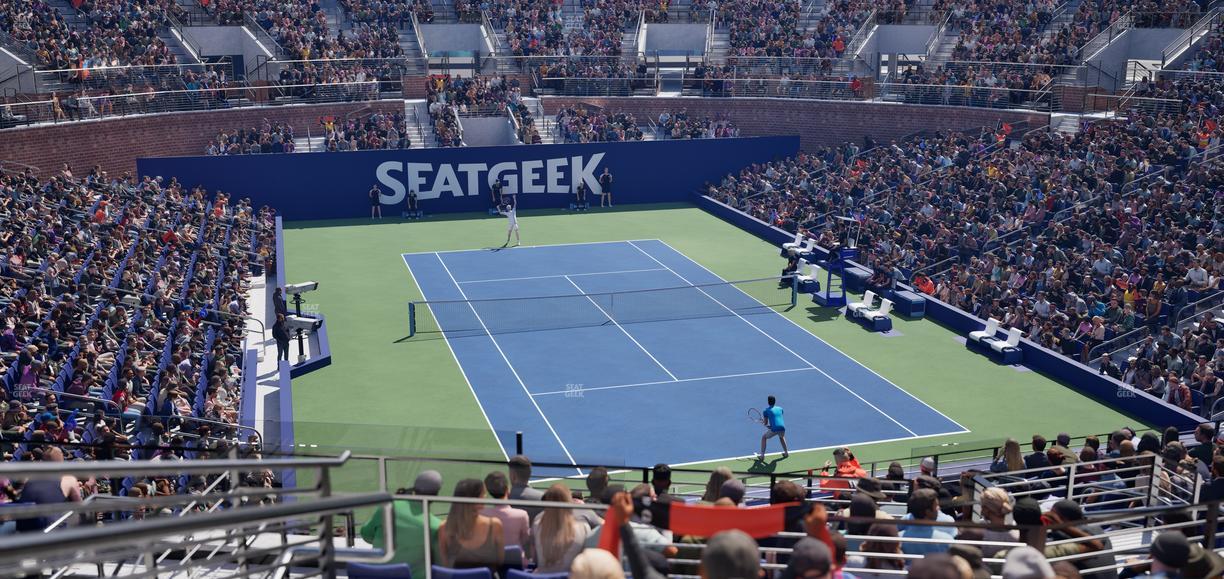 Grandstand at the Billie Jean King Tennis Center - Section 118 Seat View