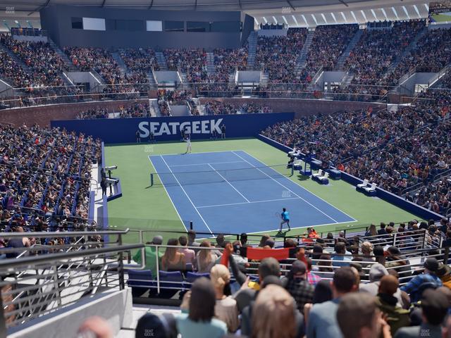 Grandstand at the Billie Jean King Tennis Center - Section 118 Seat View Grandstand at the Billie Jean King Tennis Center - Section 118 Seat View