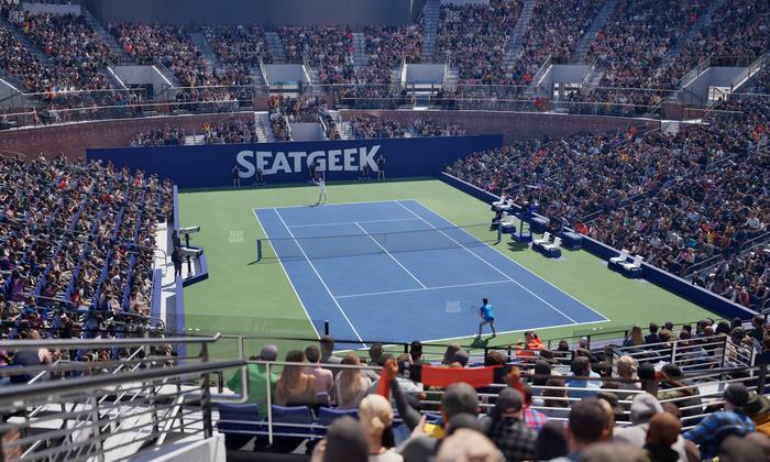 Grandstand at the Billie Jean King Tennis Center - Section 118 Seat View