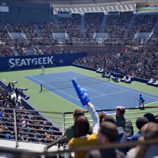 Grandstand at the Billie Jean King Tennis Center - Section 119 Seat View