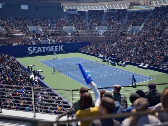 Grandstand at the Billie Jean King Tennis Center - Section 119 Seat View Grandstand at the Billie Jean King Tennis Center - Section 119 Seat View