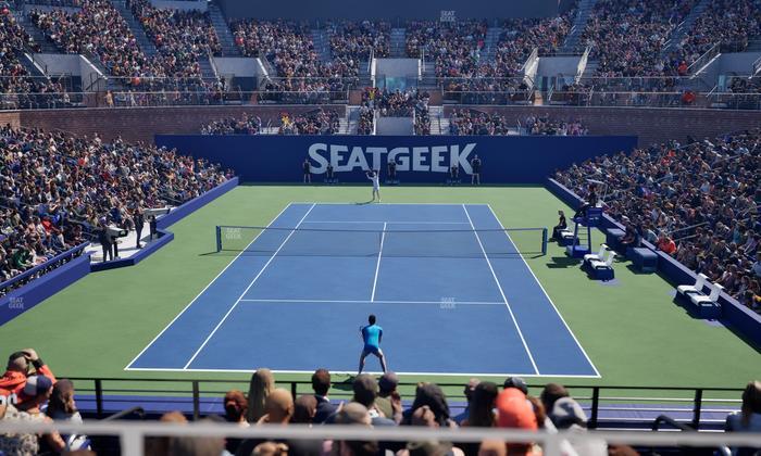 Grandstand at the Billie Jean King Tennis Center - Section 12 A Seat View