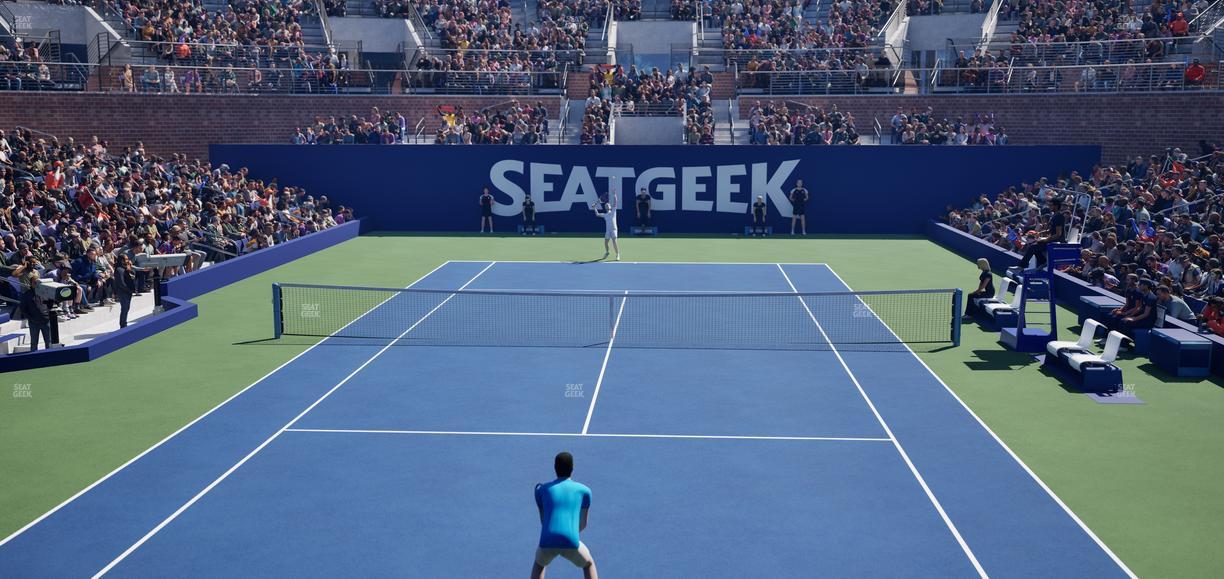 Grandstand at the Billie Jean King Tennis Center - Section 12 Seat View