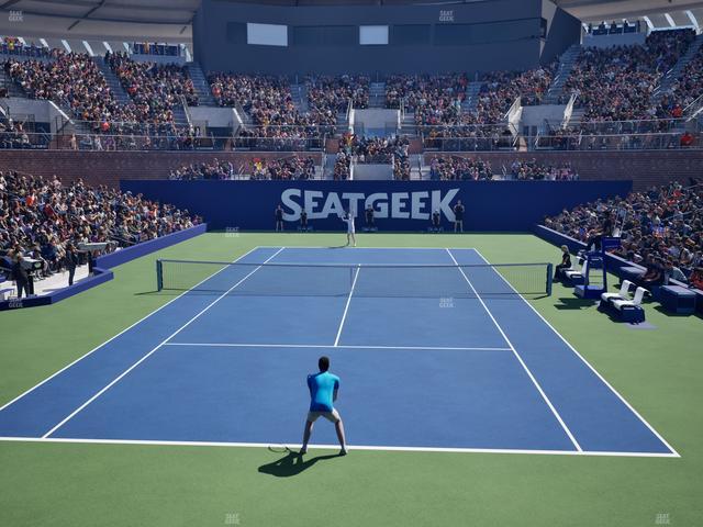Grandstand at the Billie Jean King Tennis Center - Section 12 Seat View Grandstand at the Billie Jean King Tennis Center - Section 12 Seat View