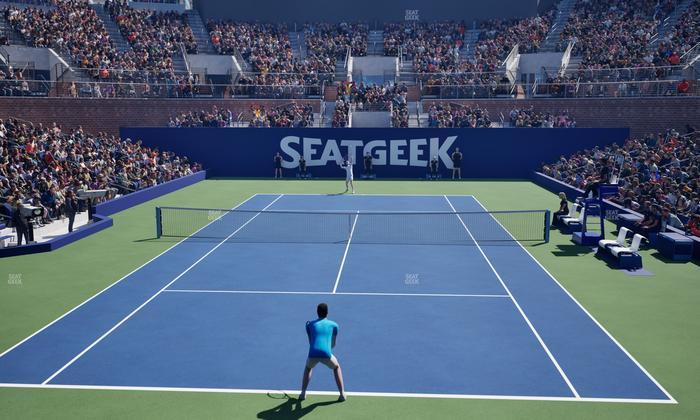 Grandstand at the Billie Jean King Tennis Center - Section 12 Seat View