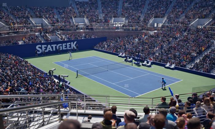 Grandstand at the Billie Jean King Tennis Center - Section 120 Seat View
