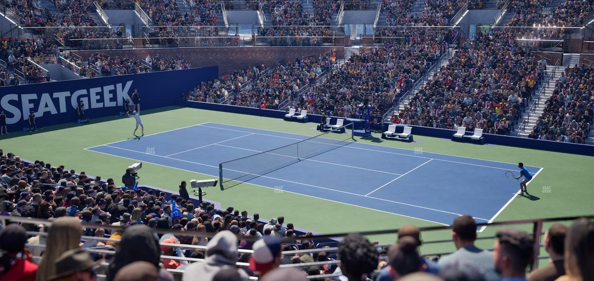 Grandstand at the Billie Jean King Tennis Center - Section 121 Seat View