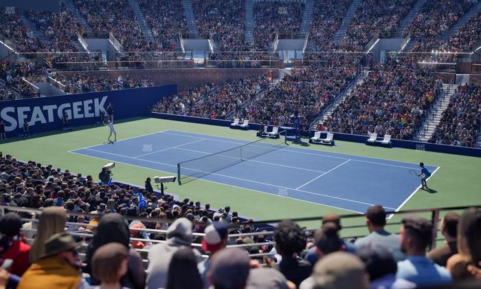 Grandstand at the Billie Jean King Tennis Center - Section 121 Seat View