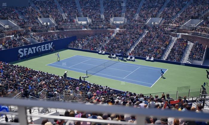 Grandstand at the Billie Jean King Tennis Center - Section 122 A Seat View