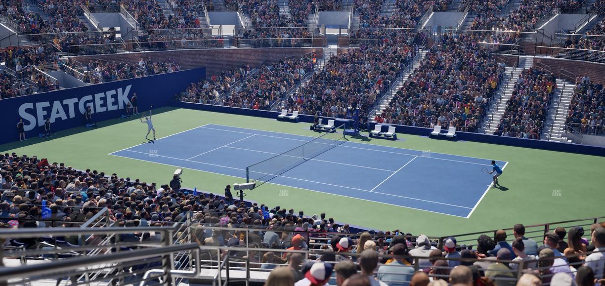 Grandstand at the Billie Jean King Tennis Center - Section 122 Seat View