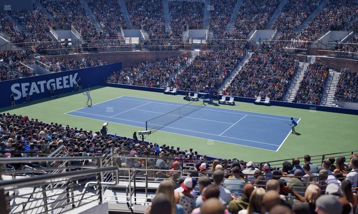 Grandstand at the Billie Jean King Tennis Center - Section 122 Seat View