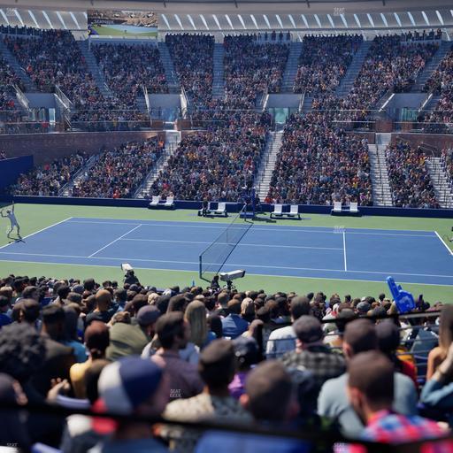 Grandstand at the Billie Jean King Tennis Center - Section 123 Seat View