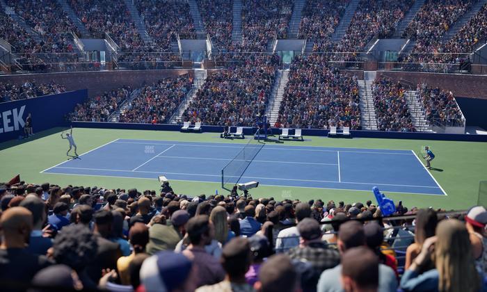 Grandstand at the Billie Jean King Tennis Center - Section 123 Seat View