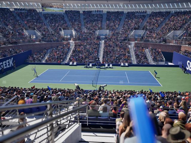 Grandstand at the Billie Jean King Tennis Center - Section 124 Seat View Grandstand at the Billie Jean King Tennis Center - Section 124 Seat View