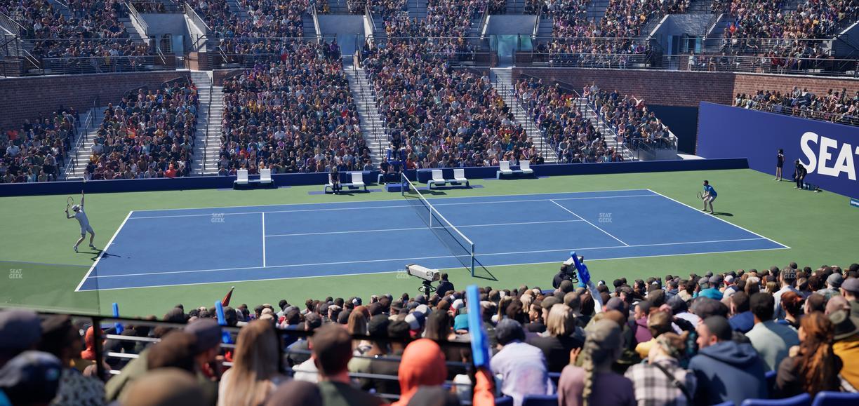 Grandstand at the Billie Jean King Tennis Center - Section 125 Seat View