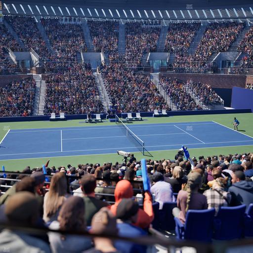 Grandstand at the Billie Jean King Tennis Center - Section 125 Seat View