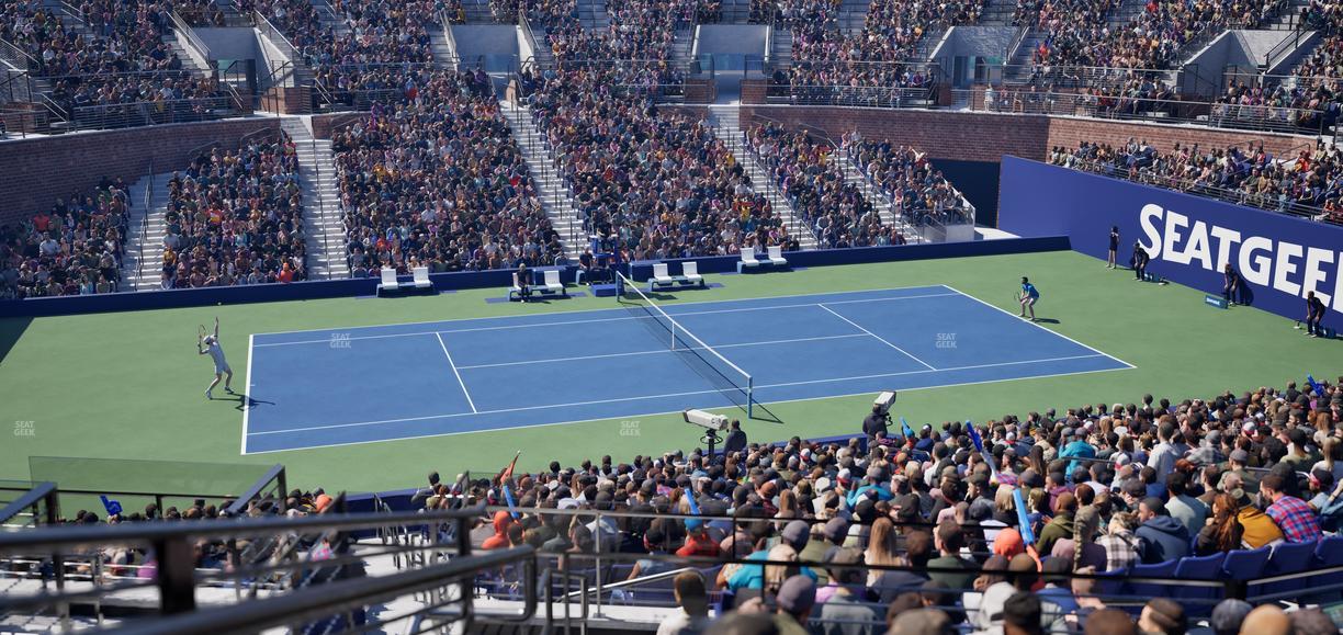 Grandstand at the Billie Jean King Tennis Center - Section 126 Seat View