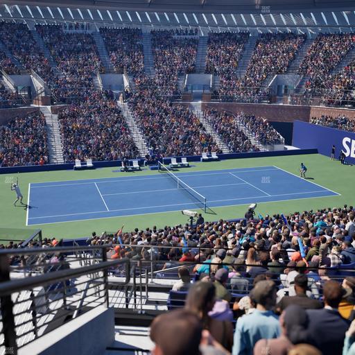 Grandstand at the Billie Jean King Tennis Center - Section 126 Seat View