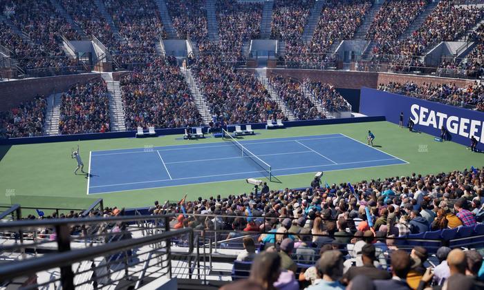 Grandstand at the Billie Jean King Tennis Center - Section 126 Seat View