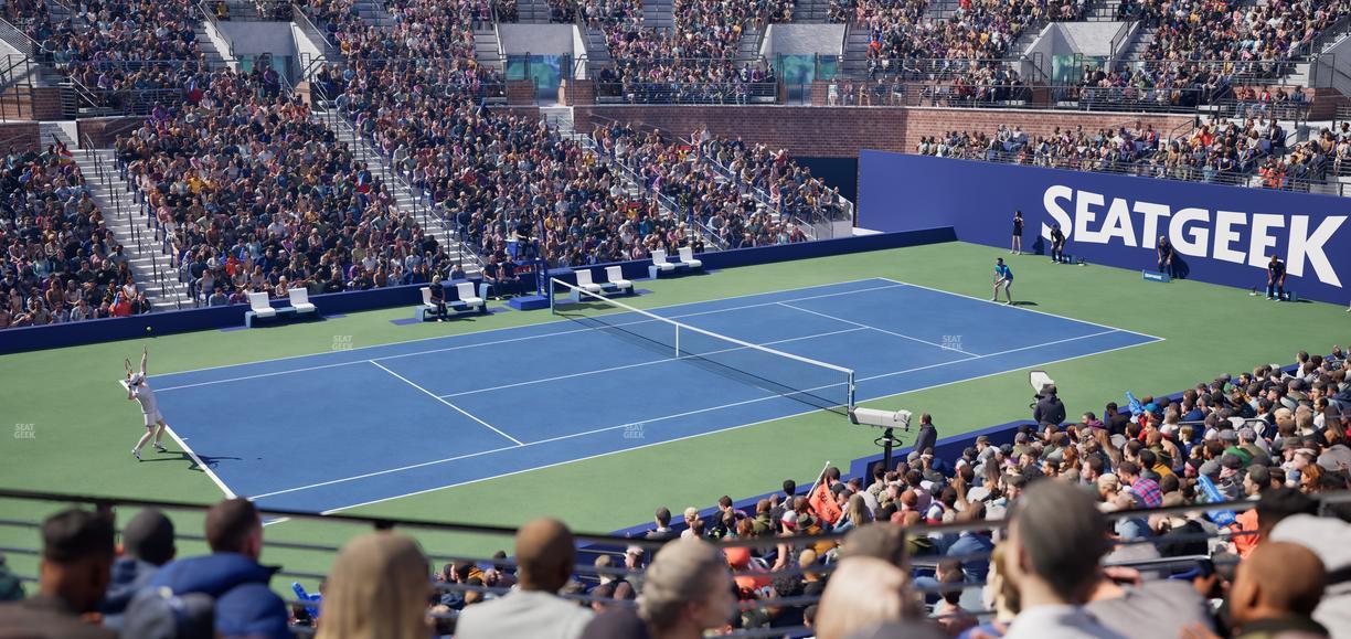 Grandstand at the Billie Jean King Tennis Center - Section 127 Seat View
