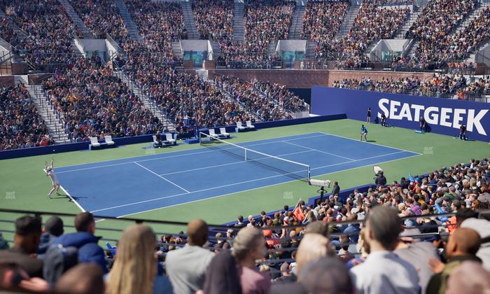 Grandstand at the Billie Jean King Tennis Center - Section 127 Seat View