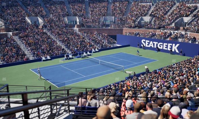 Grandstand at the Billie Jean King Tennis Center - Section 128 Seat View