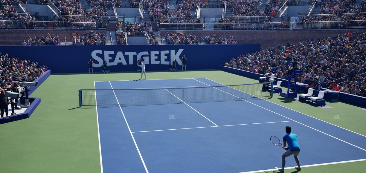 Grandstand at the Billie Jean King Tennis Center - Section 13 Seat View