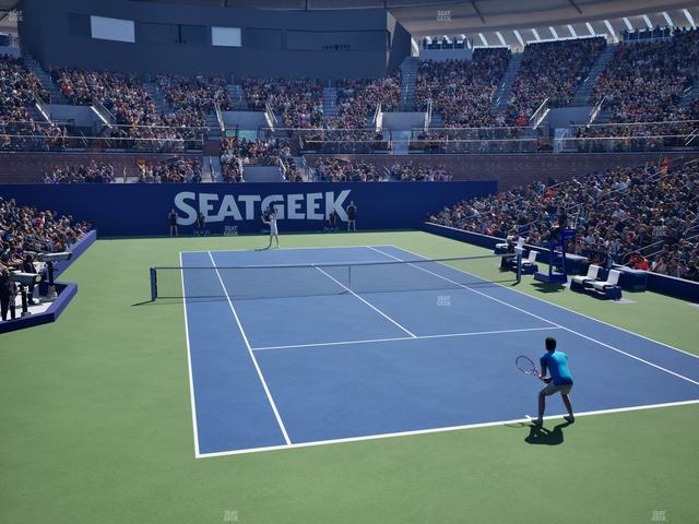 Grandstand at the Billie Jean King Tennis Center - Section 13 Seat View Grandstand at the Billie Jean King Tennis Center - Section 13 Seat View