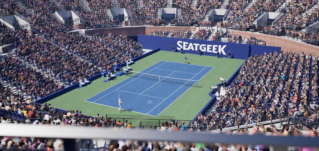 Grandstand at the Billie Jean King Tennis Center - Section 130 A Seat View