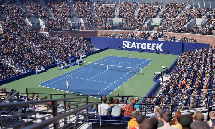 Grandstand at the Billie Jean King Tennis Center - Section 130 Seat View
