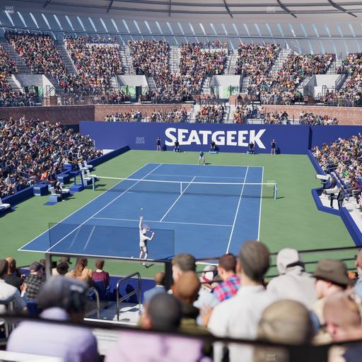 Grandstand at the Billie Jean King Tennis Center - Section 131 Seat View