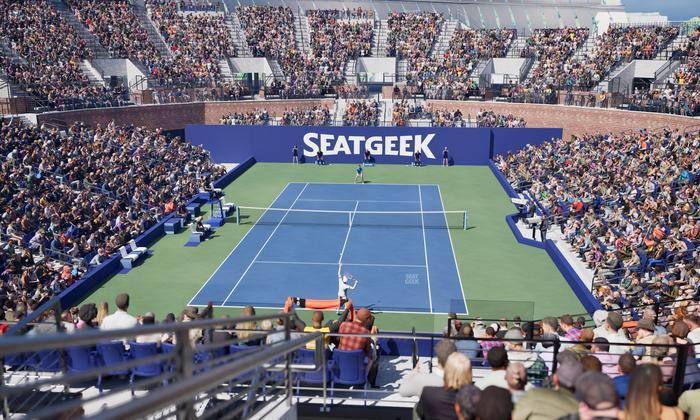 Grandstand at the Billie Jean King Tennis Center - Section 132 Seat View
