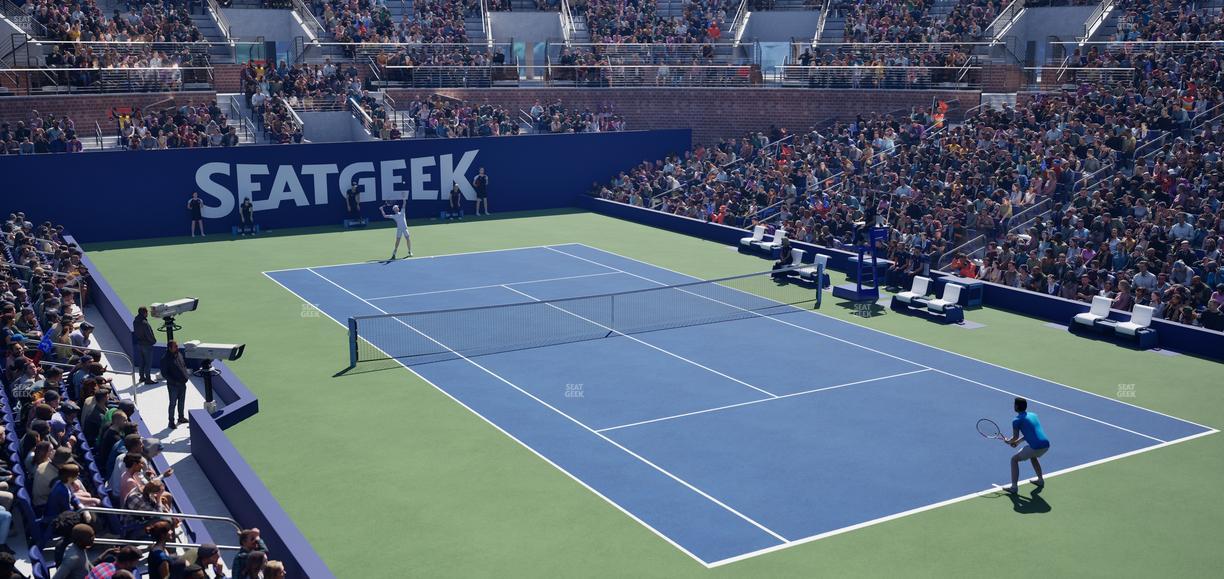 Grandstand at the Billie Jean King Tennis Center - Section 14 A Seat View